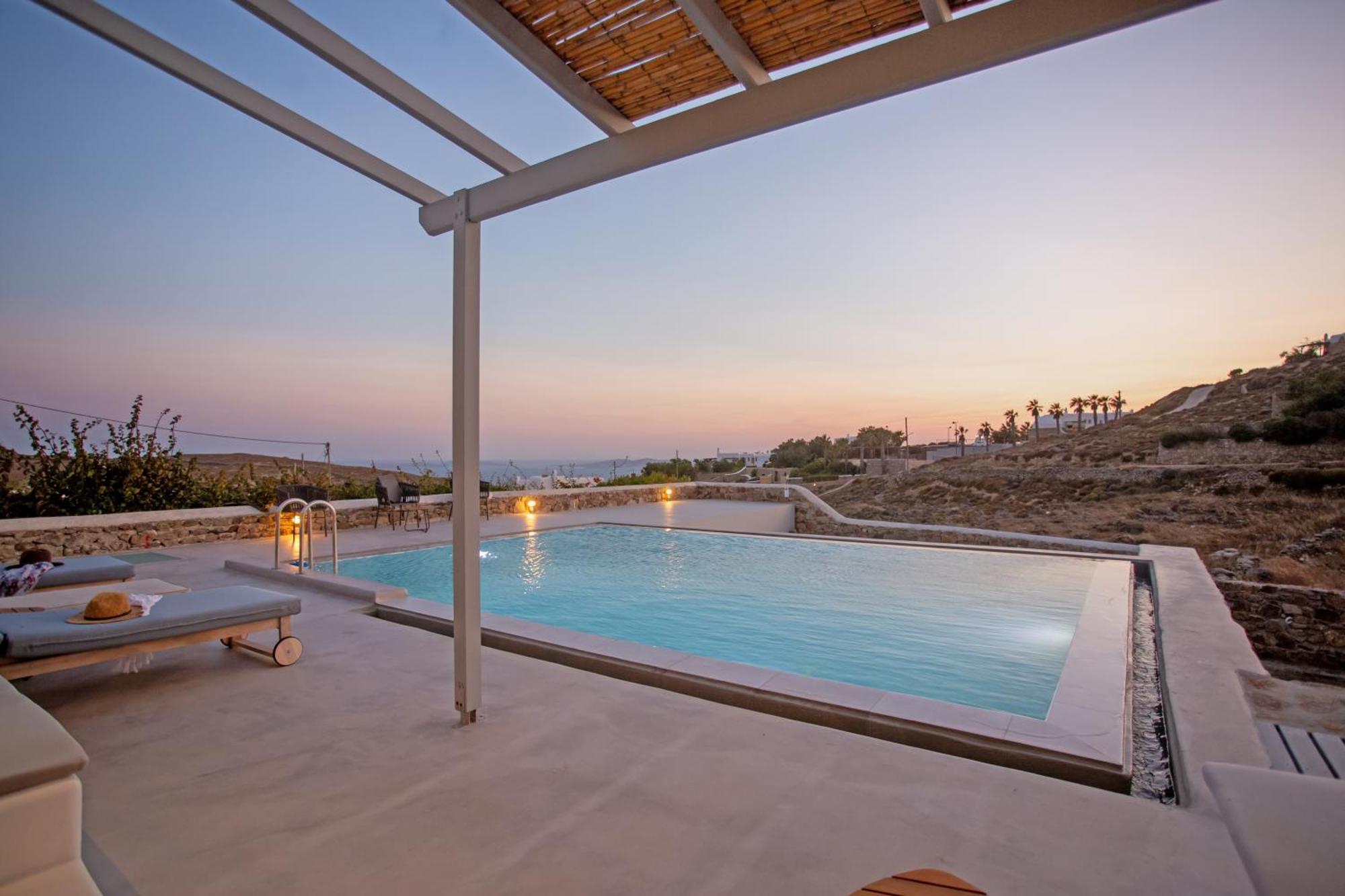 Aqua Breeze Seaview Pool Suites Mykonos Mykonos Town Exteriör bild
