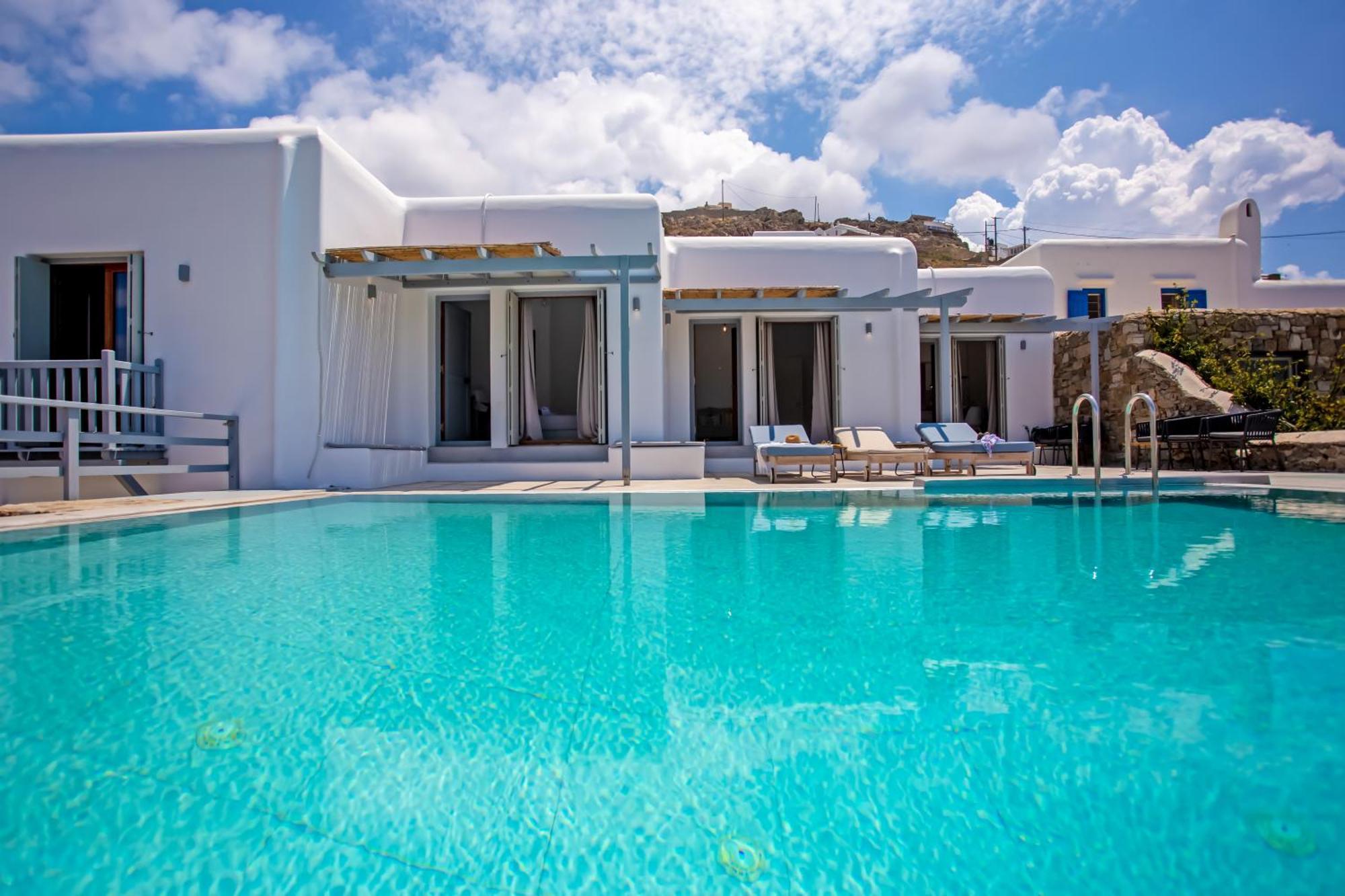 Aqua Breeze Seaview Pool Suites Mykonos Mykonos Town Exteriör bild